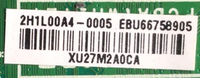 KIT DE TARJETAS PARATV LG / MAIN EBU66758905 / EAX69581205(1.0) / FUENTE EAY65895522 / EAX69501702(1.0) / PANEL NC430TQG-AAKH3 / NC430TQG-AAKH5 / DISPLAY LC430DQC(SP)(A1) / MODELO 43UQ8000AUB.BUSYLJM - Imagen 5